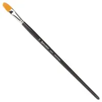 Кисть художественная профессиональная BRAUBERG ART CLASSIC, синтетика жесткая, овальная, № 14, длинная ручка, 200683
