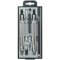 Готовальня 8 предметов, пластиковый пенал, GLOBUS, НЧ8-70-60