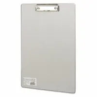 Доска-планшет BRAUBERG "Comfort" с прижимом А4 (230х350 мм), картон/ПВХ, РОССИЯ, СЕРАЯ, 222661