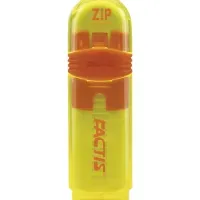 Ластик выдвижной FACTIS ZIP (Испания), 80x10x10 мм, белый, пластиковый корпус ассорти, PTF1030