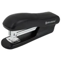 Степлер №24/6, 26/6 BRAUBERG "SX-39", до 25 листов, черный, 228590