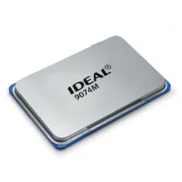 Штемпельная подушка TRODAT IDEAL 9074Мс, 160х90 мм, металлический корпус, синяя, 153127/190094