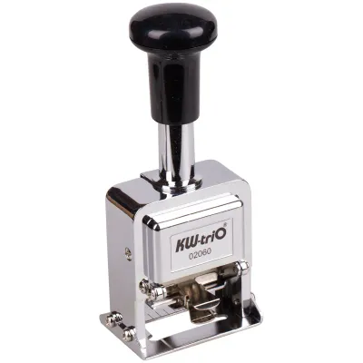 Нумератор KW-trio, 6-разрядный, автоматический, металлический, 20600