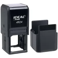 Оснастка для штампа и печати Trodat Ideal, 40*40мм, пластмассовая, с крышкой (178033)