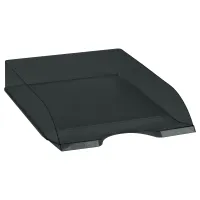 Лоток горизонтальный для бумаг "Дельта", А4 (315х250х60 мм), тонированный серый, ЛТГ-30464