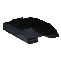 Лоток горизонтальный для бумаг "Эксперт-эконом", А4 (340х255х60 мм), полипропилен, черный, ЛТГ-30566