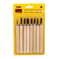 Резцы по дереву, набор 8 шт., блистер, Невская Палитра, DK11513