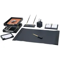 Набор подарочный настольный BESTAR "Ares" из дерева, 8 предметов, цвет "черное дерево", 236354