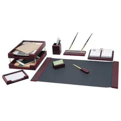 Набор подарочный настольный BESTAR "Titan" из дерева, 9 предметов, цвет "красное дерево", 236366