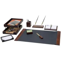 Набор подарочный настольный BESTAR "Titan" из дерева, 9 предметов, цвет "орех", 236367