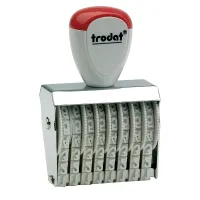 Нумератор ручной ленточный, 8 разрядов, оттиск 38х5 мм, TRODAT 1558, 86111