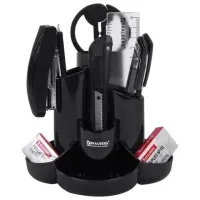 Канцелярский набор BRAUBERG "Богемия", 10 предметов, черный, 236951