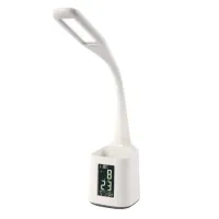 Настольная лампа / светильник SONNEN HS-01 на подставке, LCD-экран, СВЕТОДИОДНАЯ, 5 Вт, белый, 238234