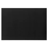 Доска меловая А3 (29,7х42 см), немагнитная, без рамки, ПВХ, ЧЕРНАЯ, BRAUBERG, 238314