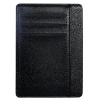 Картхолдер для трех карт с двумя дополнительными карманами, 12х8,6 см, черный, BRAUBERG, 238763