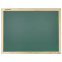 Доска для мела магнитная 45х60 см, зеленая, деревянная рамка, BRAUBERG "Wood", 238798