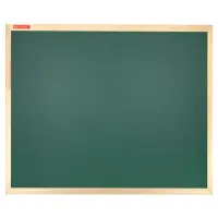 Доска для мела магнитная 50х70 см, зеленая, деревянная рамка, BRAUBERG "Wood", 238799