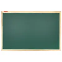 Доска для мела магнитная 60х90 см, зеленая, деревянная рамка, BRAUBERG "Wood", 238800