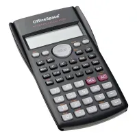 Калькулятор инженерный BRAUBERG SC-850 (163х82 мм), 240 функций, 10+2 разрядов, двойное питание, ЧЕРНЫЙ, 250525