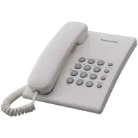 Телефон PANASONIC KX-TS2350RUW, белый, повторный набор, тональный/импульсный режим