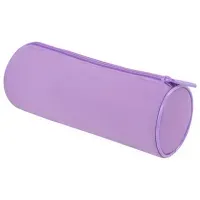 Пенал-тубус BRAUBERG, с эффектом Soft Touch, мягкий, пастельно-фиолетовый, 22х8 см, 272301