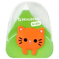 Корректирующая лента BRAUBERG KIDS "Котенок", 5 мм х 6 м, корпус ассорти, блистер, 272494