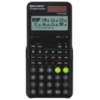 Калькулятор инженерный BRAUBERG SC-991ES-PLUS-BK (164х80 мм), 552 функции, 10+2 разряда, ЧЕРНЫЙ, 272651