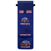 Кармашки-органайзер в шкафчик для детского сада ЮНЛАНДИЯ, увеличенный размер, 26х80 см, "Monster truck", 273282