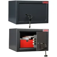 Сейф мебельный AIKO "T-170 KL", 170х260х230 мм, 5 кг, ключевой замок, крепление к стене