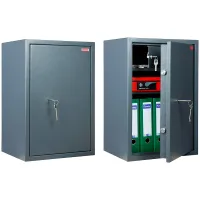 Сейф AIKO "TSN-65Т", 650х435x360 мм, 28 кг, ключевой замок, полка, трейзер, крепление к полу, TSN-65T