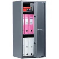 Сейф AIKO "TSN-90Т", 900х435х360 мм, 35 кг, ключевой замок, полка, трейзер, крепление к полу, TSN-90T