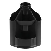 Подставка-органайзер "Mini Desk", вращающаяся, 107х107х140 мм, 10 отделений, черная, ОР70