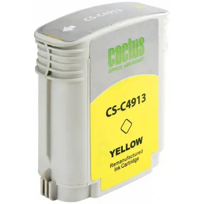 Картридж совм. Cactus C4913 (№82) желтый для HP DJ 500/800C (72мл)