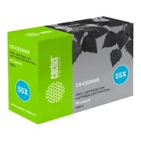 Картридж совм. Cactus CE255XS черный для HP LJ P3015 (12500стр.)