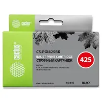 Картридж совм. Cactus PGI425BK черный пигментный для Canon Pixma iP4840/MG5140/5240 (16мл)