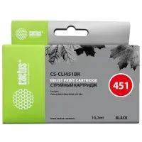 Картридж совм. Cactus CLI451BK черный для Canon MG6340/5440/IP7240 (10.2мл)