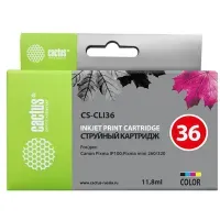 Картридж совм. Cactus CLI36 цветной для Canon Pixma 260 (11.8мл)