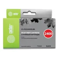 Картридж совм. Cactus PGI2400XLBK черный для Canon MAXIFY iB4040/ МВ5040/ МВ5340 (74.6мл)