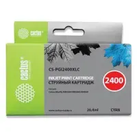 Картридж совм. Cactus PGI2400XLC голубой для Canon MAXIFY iB4040/ МВ5040/ МВ5340 (20.4мл)