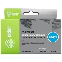 Картридж совм. Cactus C2P23AE (№934XL) черный для HP DJ Pro 6230/6830 (56.6мл)