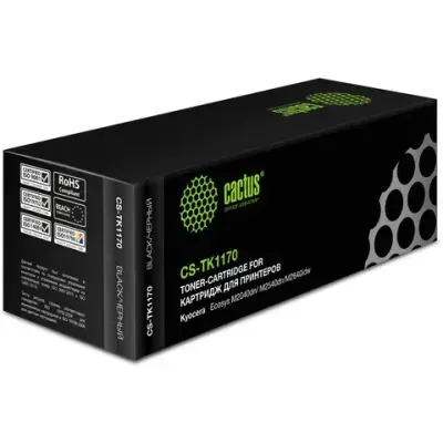 Картридж совм. Cactus TK-1170 черный для Kyocera Ecosys M2040dn/ M2540dn/M2640idw (7200стр.)