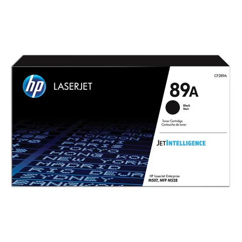Фото товара «Картридж лазерный HP (CF289A) LaserJet Enterprise M507dn/x/528dn и др, №89A, оригинальный, ресурс 5000 страниц»