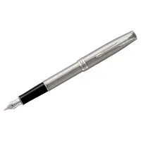 Ручка перьевая Parker "Sonnet Stainless Steel CT" 0,8мм, подарочная упаковка