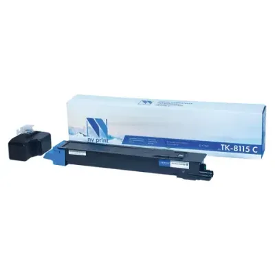 Тонер-картридж NV PRINT (NV-TK8115C) для Kyocera M8124cidn/M8130cidn, голубой, ресурс 6000 страниц, NV-TK8115С