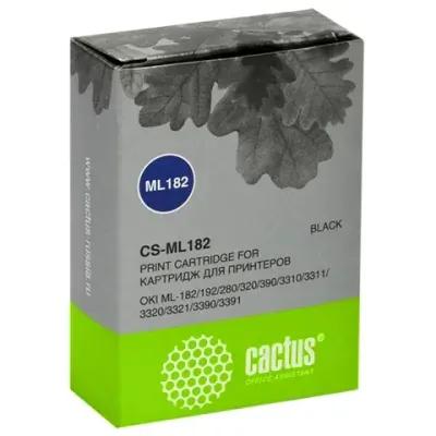 Картридж совм. Cactus ML182 черный для Oki ML-182/192/280/320/390