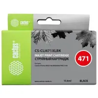 Картридж совм. Cactus CLI471XLBK черный для Canon TS5040/MG5740/MG6840/MG7740 (10.8мл)
