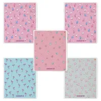 Тетрадь А5 48 л. АЛЬТ скоба, клетка, Soft Touch, фольга, "ЗЕФИРНОЕ НАСТРОЕНИЕ", 7-48-569