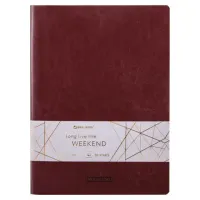 Тетрадь 60 л. в линию обложка гладкий кожзам, сшивка, B5 (179х250мм), БОРДОВЫЙ, BRAUBERG VIVA, 403904