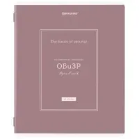 Тетрадь предметная CLASSIC 48 л., рельефный картон, матовая ламинация, ОБиЗР, клетка, подсказки, BRAUBERG, 405147