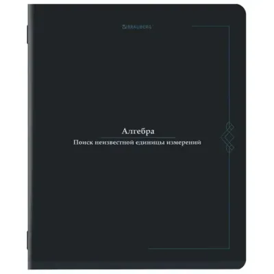 Тетрадь предметная VINTAGE 48 л., SoftTouch, АЛГЕБРА, клетка, подсказ, BRAUBERG, 405148